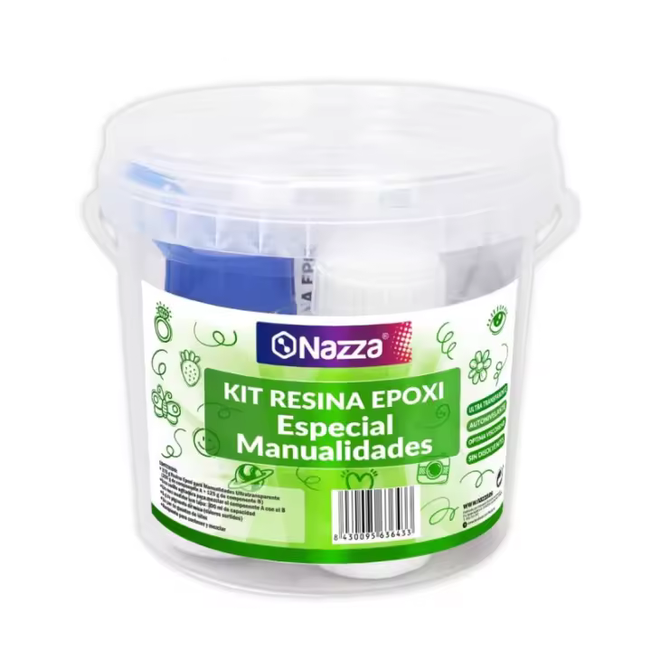 Kit Resina Epoxi para PRINCIPIANTES, Pack de iniciación para comenzar en el mundo epoxy, Crea PASO A PASO tus primeras manualidades y trabajos de artesanía, joyería, bisutería o creaciones artísticas - 1