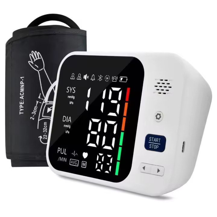 Tensiometro D - Brazo Digital - Medidor De Tension Arterial - Carga USB Y/o Pilas - 1