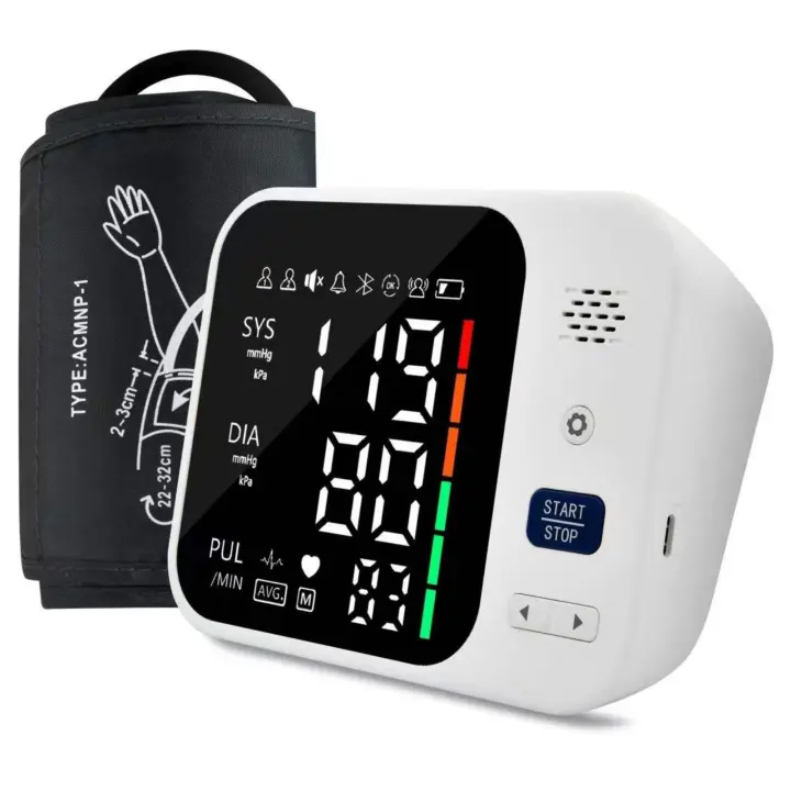 Tensiometro D - Brazo Digital - Medidor De Tension Arterial - Carga USB Y/o Pilas - 1