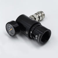 Régulador Micro MR Gen 2 Con Manómetro De Presión Baja HPA Ajustable 300psi Acero Inoxidable Y Aleación De Cobre Para Paintball - details 7
