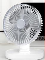 Ventilador Automático ostilante Silencioso, cateria de 4000 mAh y ventilador de Mesa USB de alto flujo de Aire, ventilador Pequeño portátil de 4 velocidades para Oficina, hogar y ExteriorO - details 1