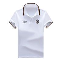 Camisa Polo De Algodón Puro Para Hombres Verano Estilo Casual Color Sólido Talla Grande Cuello En V Manga Corta Versátil - details 6