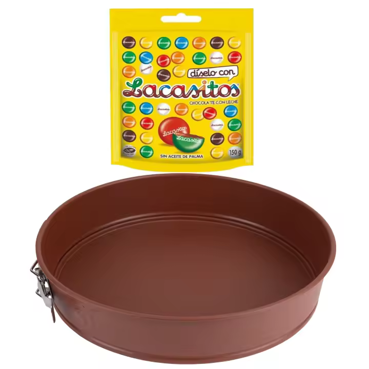 Pack repostería:LACASITOS DOYPACK 150G+Molde tarta 26x6.5cm acero agros - 1
