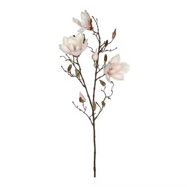 Magnolia Rosa 88cm - Flores y Plantas Artificiales - Decoración Hogar - 1