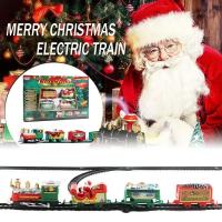Juego De Tren Navideño Con Pistas De Ferrocarril Juguetes Decorativos Para Árbol De Navidad Regalo Para Niños Fiesta De Cumpleaños - details 0