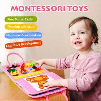 Tablero de Actividades para Niños de 2 Años – Juguete Educativo y Sensorial para Aprender Jugando – Ideal para Viajes – Regalo para Niños y Niñas Pequeñas - details 2