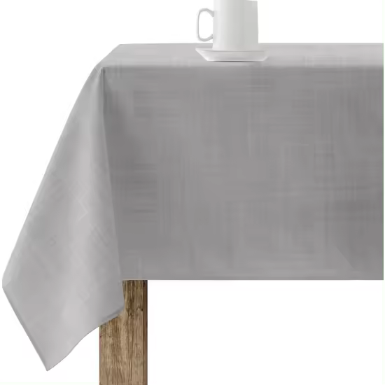 BL BELUM - Mantel XL 180x180 cm resinado 100% algodón orgánico; mantel resinado NO hule; mantel grande para mesa rectangular; mantel sin rigidez; mantel impermeable - Mantel Elegante Made By BL BELUM - Mantel No traspasan Líquidos Made Spain - 1