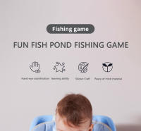 Juguetes De Pesca Magnéticos De Madera Montessori Para Niños Juego Educativo De Vida Marina Interactivo Para Padres Y Niños Aprendizaje Temprano - details 0