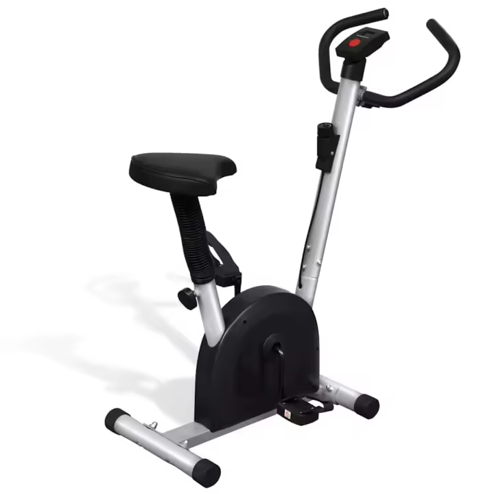 vidaXL Bicicleta Estática con Resistencia de Cinta Ejercicio Gimnasio Color Blanco,  Negro, y mas - 1