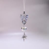 Colgante De Corazón Azul Y Transparente Hecho a Mano Para Teléfono Mujer Niña Lanyard De Goma Con Lazo Lindo Y Práctico - details 0
