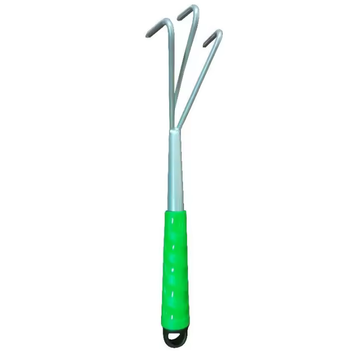 Pluvia jardin mini tridente de mano con mango a20 - 1