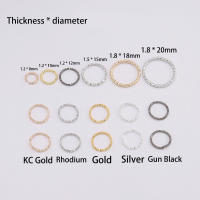 50-100Pcs Bolsa De Anillos Abiertos De Metal 8-20mm Anillos Divididos Torcidos Para Fabricación De Joyas DIY Accesorios De Encuentros Suministros - details 3