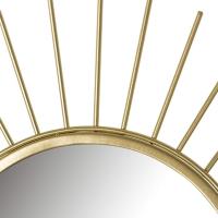Espejo de Metal Unimasa MIRAMAX Sol Dorado Montaje en Pared 45x45 Cm - details 1