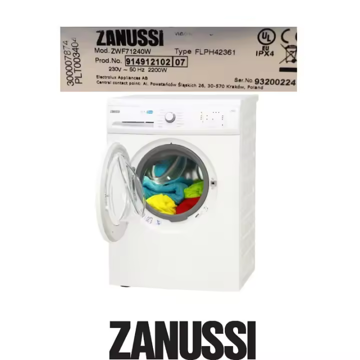 Despiece Lavadora Zanussi ZWF71240W usada - 1