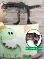 Juguete De Dinosaurio Carnotaurus Con Mandíbula Movable Regalo De Cumpleaños Para Niños Edad 4 Años Y up Figura De Animal Modelo Para Fiesta Familiar - details 1