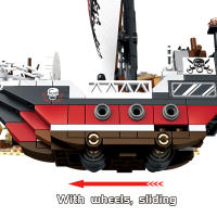 Kit De Construcción De Barco Pirata MOC Bloques De Construcción Creativos Regalos Para Adolescentes Y Adultos 578 Piezas - details 2