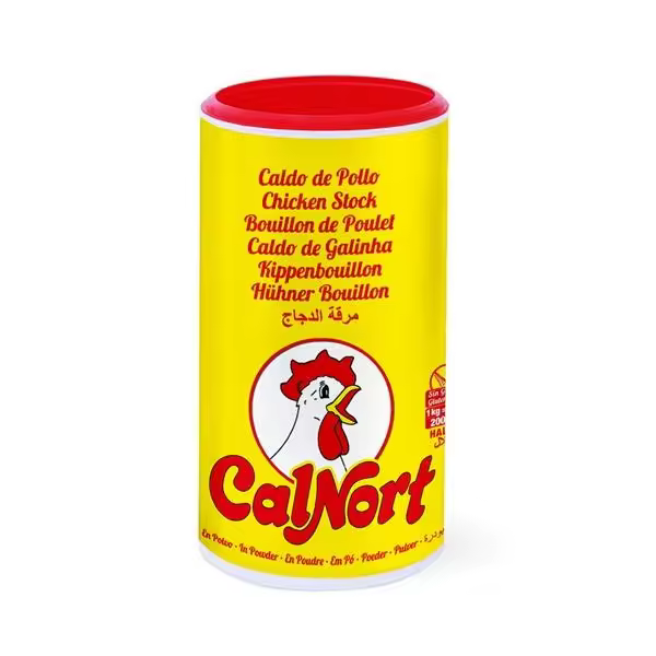 CALNORT Caldo de pollo formato 1kg, SIN GLUTEN, Garantía HALAL - 1