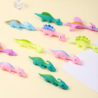 Juguete De Decompresión Dinosaurio Para Dedos 5-30 PCS Slingshot De TPR Juguete De Broma Para Cumpleaños De Niños Juguetes De Dinosaurio Aleatorios No Batería Unisex - details 4