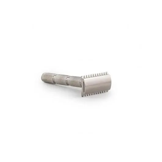 Maquinilla de Afeitar Clásica Game Changer 0.84 Peine Abierto Super Knurl RazoRock - 1