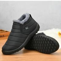 Botas De Invierno Impermeables Para Hombres Y Mujeres Con Peluche Grueso Suela Gruesa Botines De Nieve Calientes Para Parejas Zapatos De Exterior Con Lining De Plush - details 11