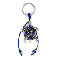 Llavero De Ojo De Suerte Con Mano De Fatima Y Mariposa Azul Para Coche Llavero Turco Con Ojo Maligno Para Hombres Y Mujeres Joyería EY138 - details 37