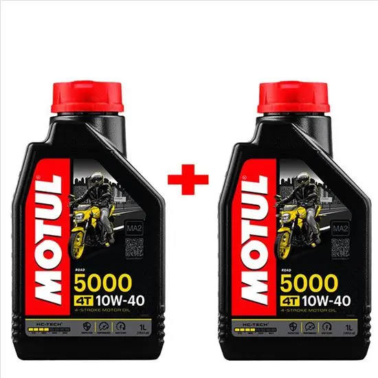 PROMOCIÓN 2 UNIDADES MOTUL 5000 10W40 MOTO 4 TIEMPOS 1L HC-SINTÉTICO - 1