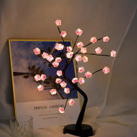 Mini Árbol De Navidad LED Lámpara De Noche Para Decoración De Habitación Y Casa Luz De Fairy Para Adornos Navideños - details 4