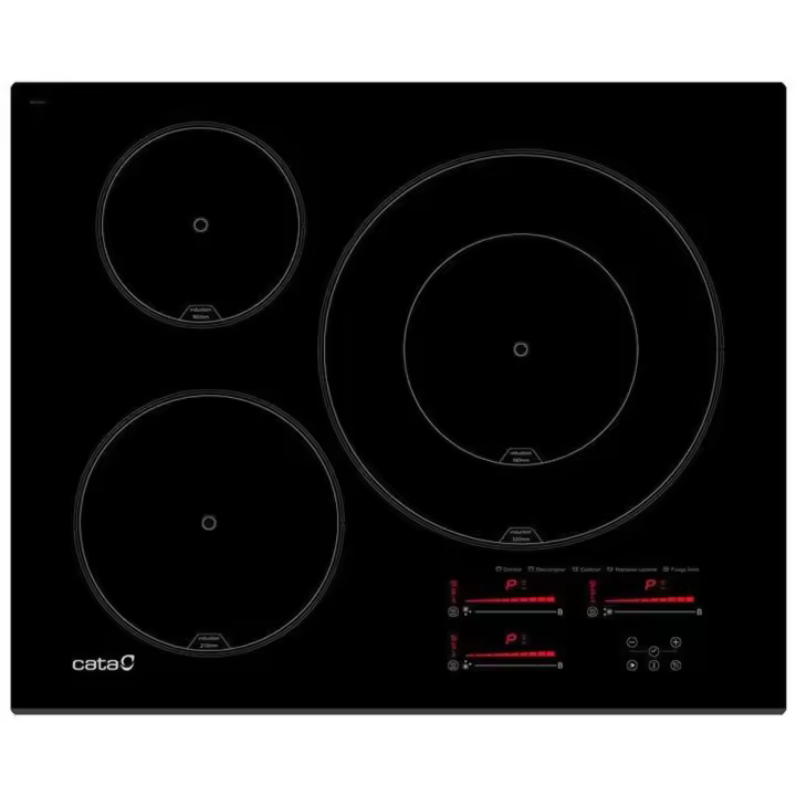 VITROCERAMICA INDUCCION CATA INSB 6032 BK 08063404 3 ZONAS COCCION ANCHO 63 CM - 1