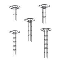 Jardín enrejado para plantas y flores trepadoras, enrejado de plantas de metal para uso al aire libre snngv - details 3