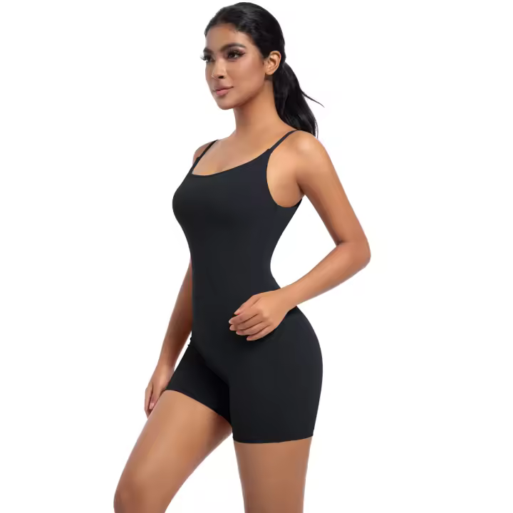 Nueva primavera y verano sensación desnuda correas de Yoga de una sola pieza de mujer de alta intensidad danza Fitness deportes medias de una pieza - 1