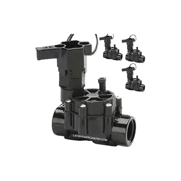 RAIN BIRD Pack 4 Electrovalvula de riego 3/4'' 24V 075DV Rain Bird | Uso con programadores de riego automáticos - 1
