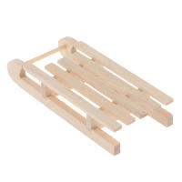 Miniatura De Navidad: Coronilla De Navidad Para Muñecas Decoración De Pared Y Pasto Para Árbol De Navidad Accesorios Para Hogar Material De Madera - details 2