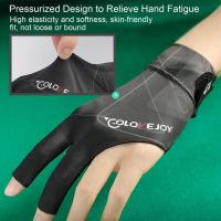 Guante De Snooker Elástico Para Mano Izquierda Y Derecha Antideslizante De Spandex Accesorios De Entrenamiento Para Billar - details 5