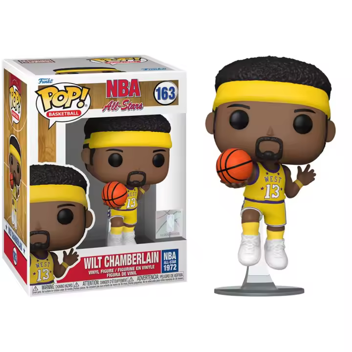 FUNKO POP! NBA: ALL-STARS - WILT CHAMBERLAIN (1972), 67493, Nº163, TIENDA CON LICENCIA OFICIAL - 1