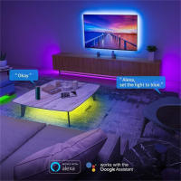 Tira De Luces LED WiFi Flexibles Tuya Smart Life Con Control Remoto USB Luz De Escritorio Luz De Fondo De TV Compatible Con Alexa Y Google - details 2