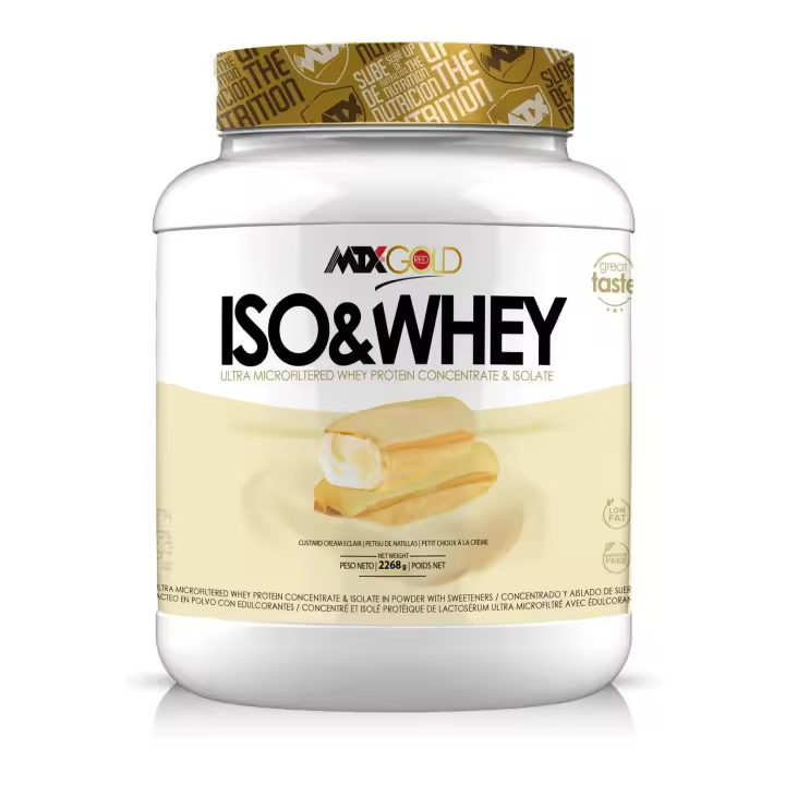 MTX nutrition Iso&Whey RedGOLD (2 KG). – Matriz PREMIUM que combina Proteína Concentrada y Aislado de Suero (CFM) - 1