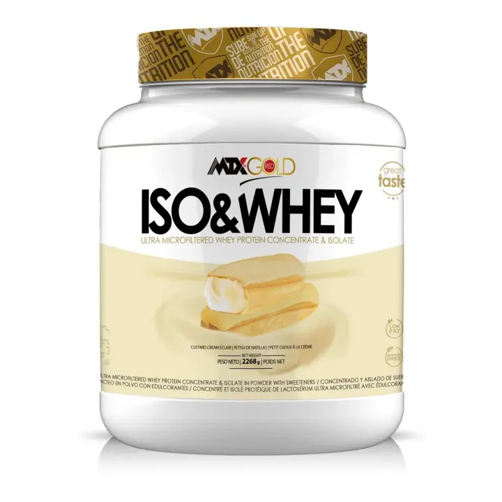 MTX nutrition Iso&Whey RedGOLD (2 KG). – Matriz PREMIUM que combina Proteína Concentrada y Aislado de Suero (CFM) - 1