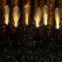 Lámpara Solar De Jardín Paisaje Luz De Campo Imperio Flor De Optica Impermeable Luz De Camino Exterior Simulación De Bulrush - details 4