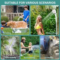 Ducha Portatil Camping, Ducha Camper Mejorada con Pantalla de Temperatura y Potencia, Eléctrico Portátil Recargable Ducha con 6000mAh Batería para Camping, Plantas de Jardín,Coche, Lavar al Perro - details 2