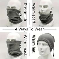 MEJORADA MH-030 Braga de Cuello y Máscara Facial de Forro Polar para Invierno - A Prueba de Viento, Bandana Térmica para Deportes al Aire Libre y Ciclismo - details 10