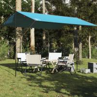 vidaXL Lona de camping impermeable 400x294 cm lona impermeable Color Azul,  Gris,  Verde y mas - details 0