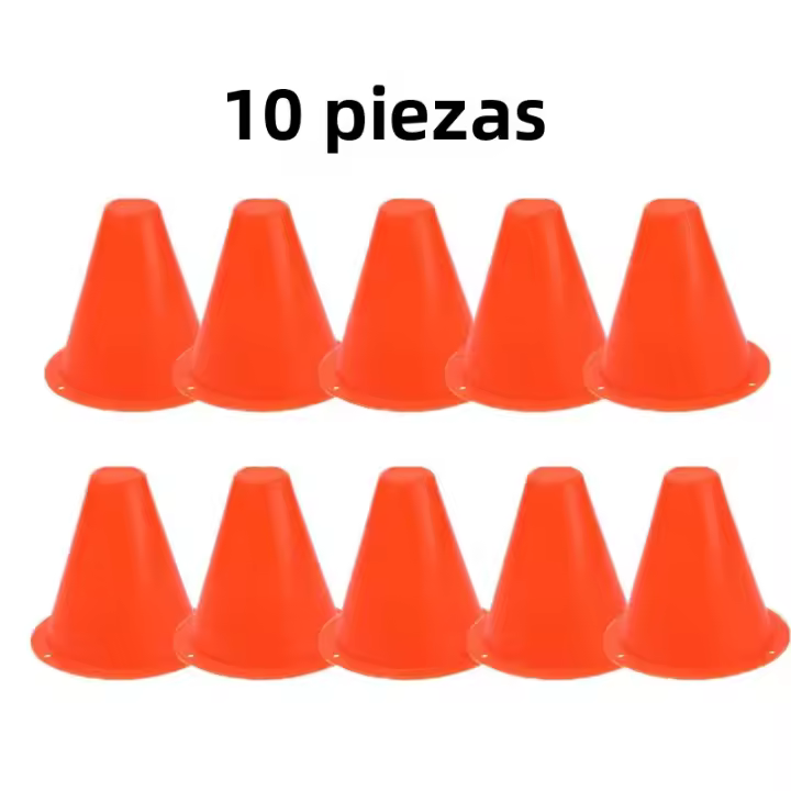 Marcadores De Patinaje En Plástico De 8cm Conos De Entrenamiento Para Fútbol Y Roller Accesorios De Obstrucción En Carretera - 1