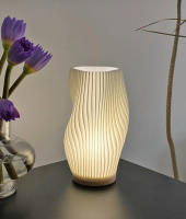 Lámpara De Escritorio Estilo Crema Francesa 3D Lámpara De Ambiente Para Dormitorio Estudio Café Luz De Lectura LED Sin Baterías - details 5