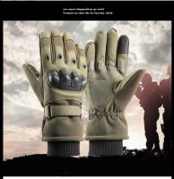Guantes Tácticos De Invierno Para Motocicleta Caza Esquí Deportes Protección Mano Unisex Nylon Y Algodón Guantes Con Dedos Separados - details 10