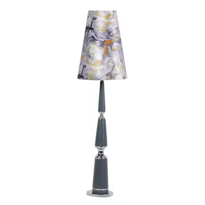 Adda Home - Lámpara de Pie Poliresina Bishop 45,5x45,5x172 Cm - Diseño Moderno y Elegante - 1