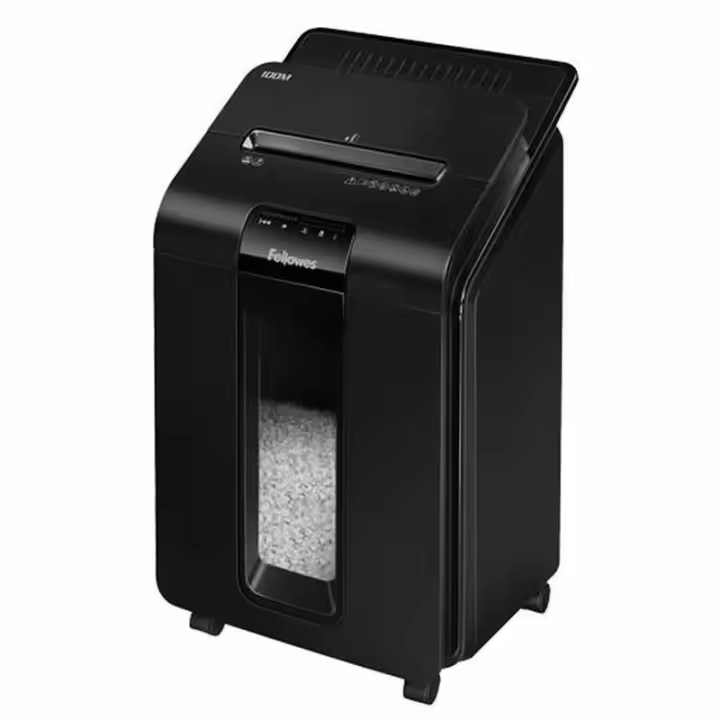 Destructora Fellowes AutoMax 100M/ Microcorte de 4 x 10mm/ Negra - 1
