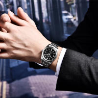 Reloj Mecánico Para Hombre PAGANI DESIGN 2024 NH35 Automático Acero Inoxidable Cristal De Esmeril 20Bar Impermeable 39mm - details 13
