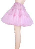 BABYONLINE Falda De Tul Corta Para Mujer En Rojo Estilo Rockabilly Falda De Boda Crinolina Tutú Media Falda Accesorio De Boda Para Adulto - details 3