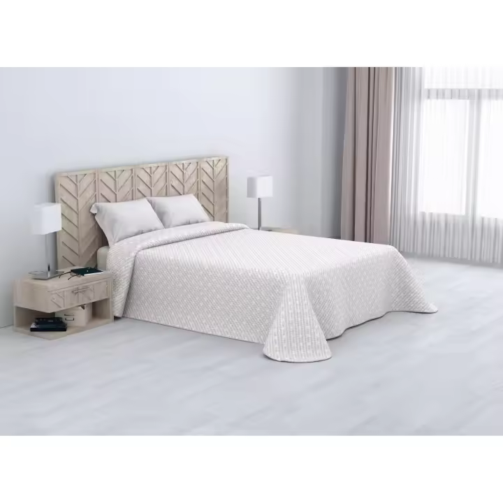 Mercatienda.es Colcha Reversible Leeds Minimalismo y Confort - 1