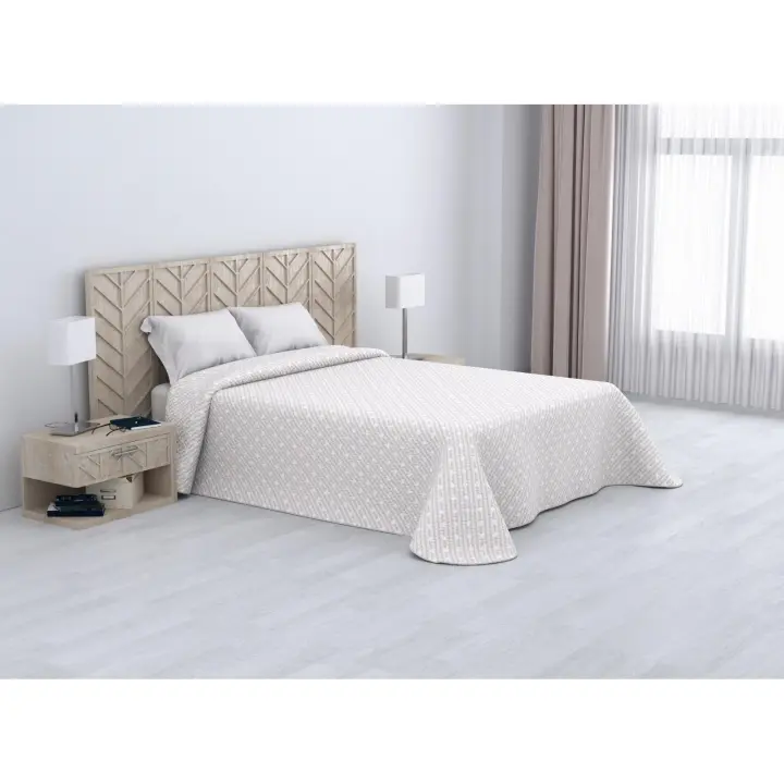 Mercatienda.es Colcha Reversible Leeds Minimalismo y Confort - 1